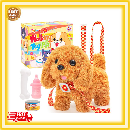 Plush toys puppy - plush, electronic