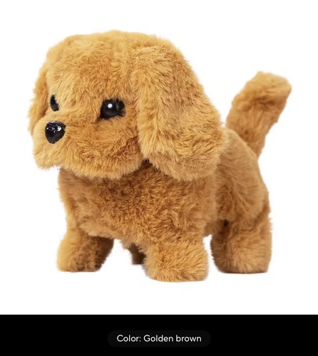 Electric plush puppy - toy, that