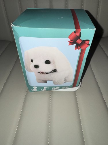 White interactive dog - interactive,