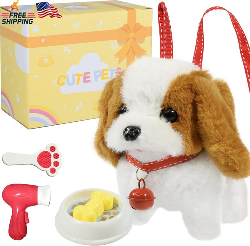 Plush toys walking dog - toys,