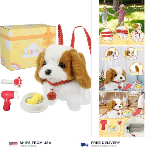 Interactive plush walking - , dog