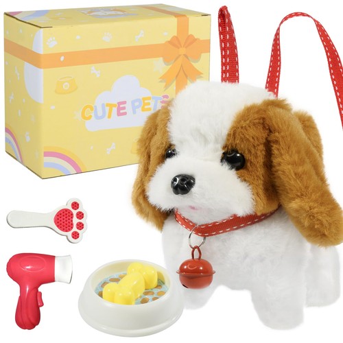 Plush toys walking dog - plush,